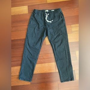 Marine Layer Saturday Pant Athletic Fit in Faded Black